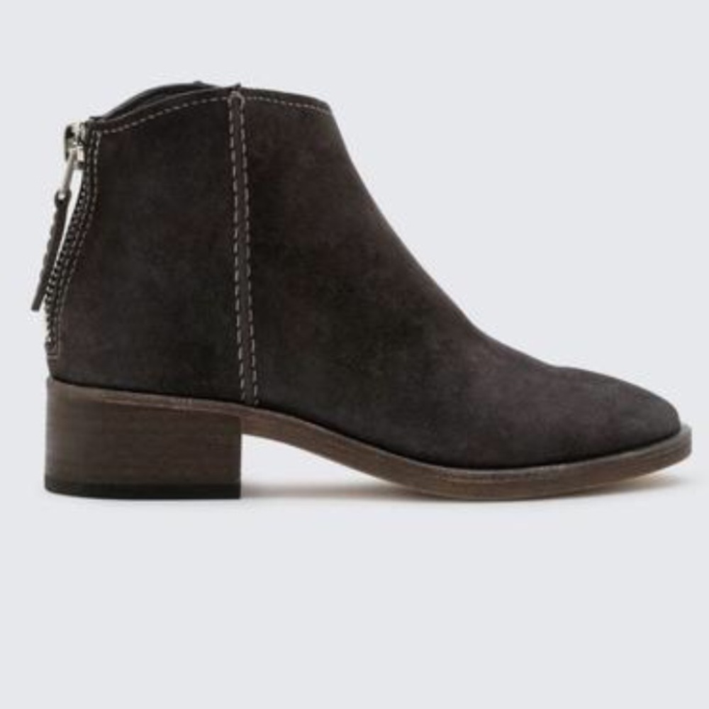 Dolce Vita Tucker Anthracite Suede Booties